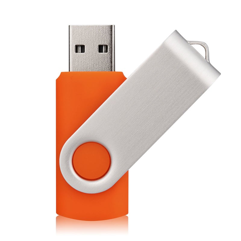 KALSAN 50 Pack 8GB USB Flash Drives - 50 Pack USB 2.0 Memory Sticks - Orange - Image 2